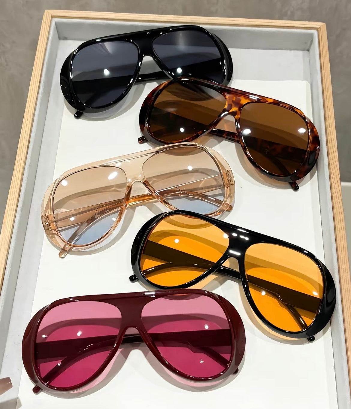 Oversized Aviator Sunglasses