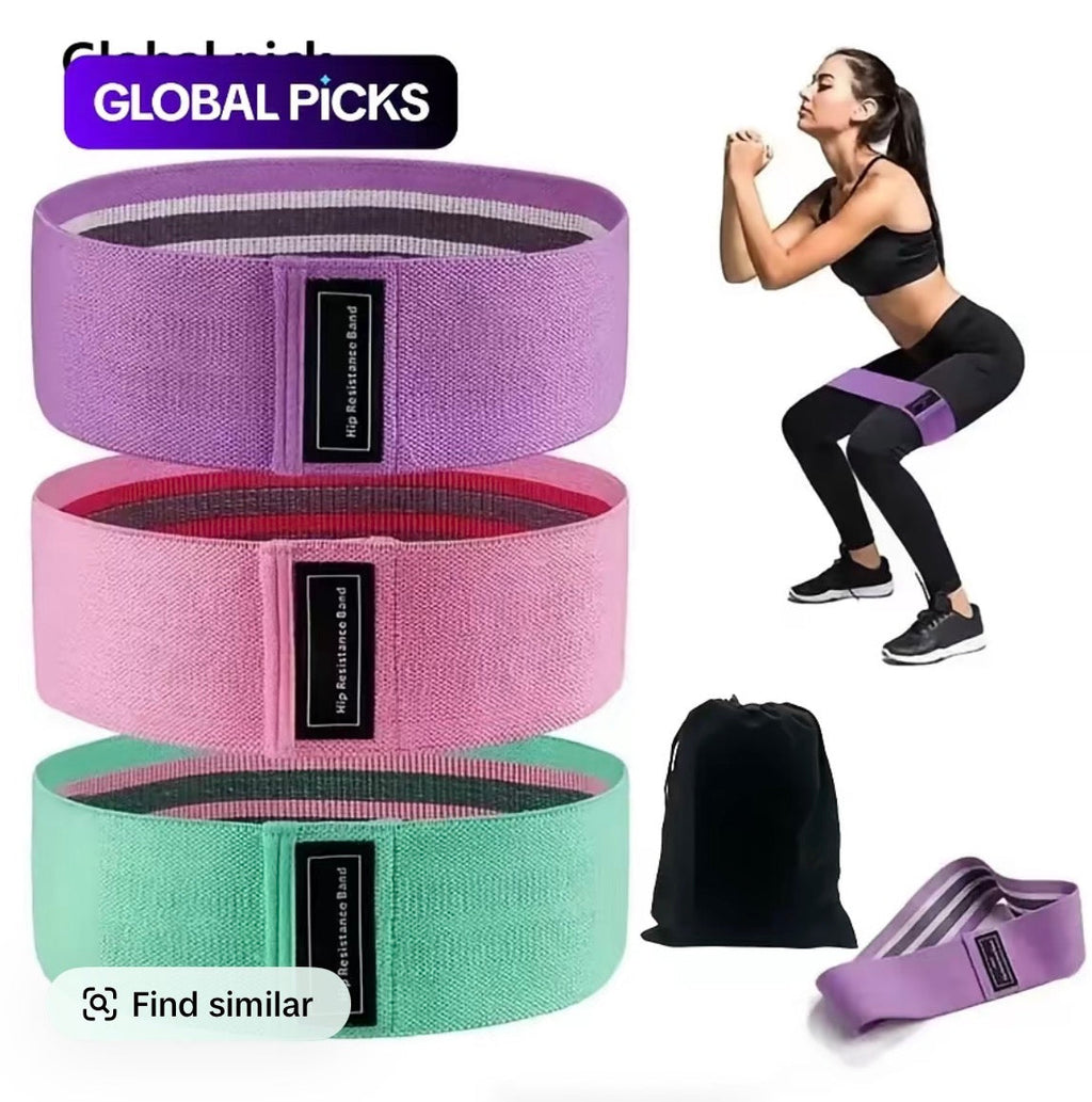 Hip Resistance Band Set (3-Pack)